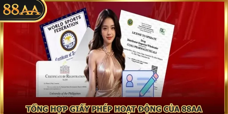 Tổng hợp giấy phép hoạt động hợp lệ từ 88AA năm 2026